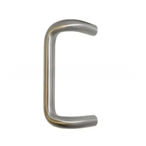 18" CTC Offset Pull, 1" Round, 3-1/2" Projection Aluminum Finish