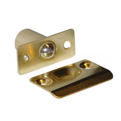 1" x 2-1/8" Ball Catch Bright Brass Finish