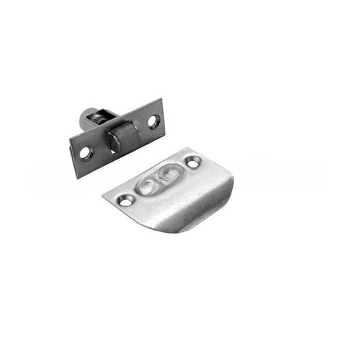 7/8" x 2-1/4" Roller Latch with Full Lip Strike Satin Chrome Finish