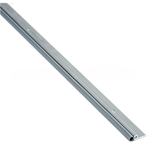 36" Vinyl 3/16" Gray Perimeter Seal Clear Anodized Aluminum Finish