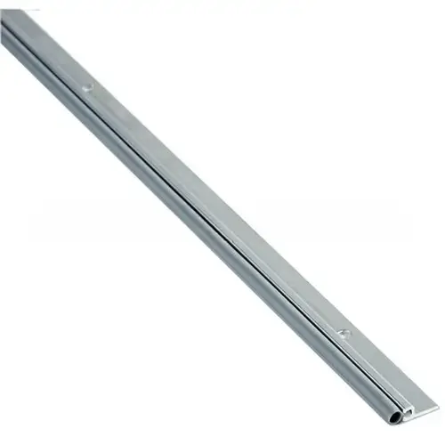 84" Vinyl 3/16" Gray Perimeter Seal Clear Anodized Aluminum Finish