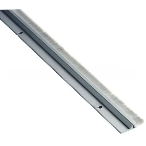 48" Brush Seal or Sweep Clear Anodized Aluminum Finish