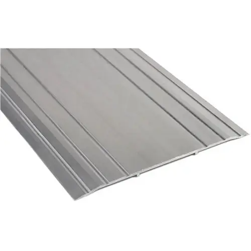 48" Saddle Threshold Clear Anodized Aluminum Finish