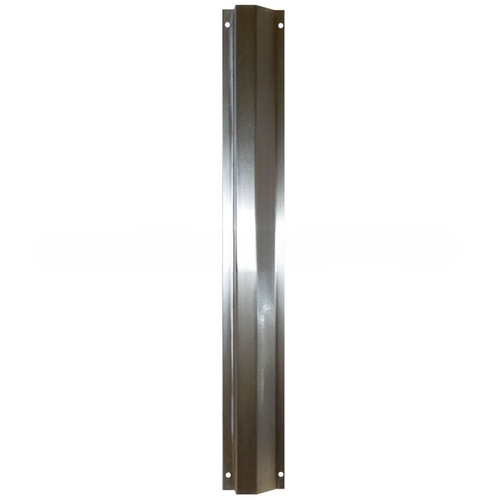 3-1/8" x 24" Vertical Rod Protector Satin Stainless Steel Finish