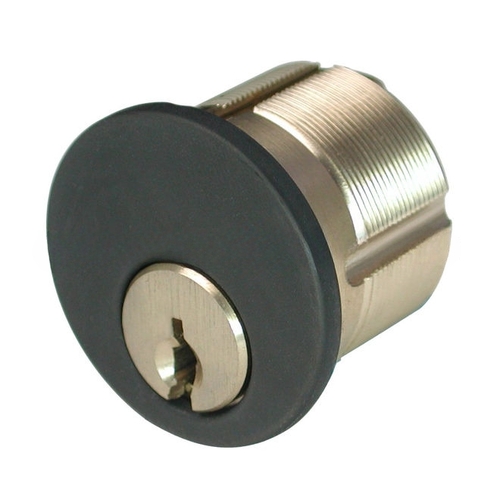 1-1/8" Mortise T Turn Cylinder with Adams Rite Cam Oil Rubbed Bronze Finish