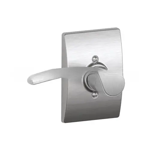 Left Hand Merano Lever with Century Rose Dummy Interior Trim Satin Chrome Finish