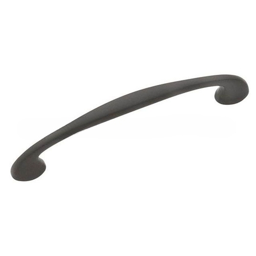 3-3/4" (96 mm) Center to Center Allison Value Basic Metals Cabinet Pull Flat Black Finish