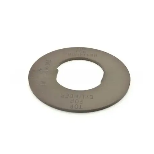 2-7/8" Diameter Deadbolt Adapter Ring, Oil Rubbed Dark Bronze