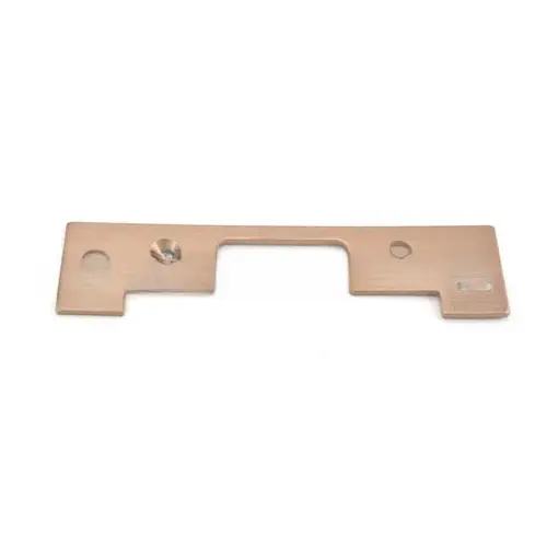 Faceplate for HES 5000 Series Electric Strikes for Aluminum Frames Includes Universal Mounting Tabs Satin Bronze Clear Coated