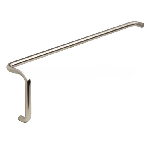 Ives Commercial 9103EZHD33026D 33" Push Bar and 10" Pull Combo, 1" Round and 2-1/2" Projection Satin Chrome Finish