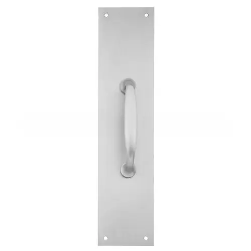 Ives Commercial 8311532D416 5" Pull with 4" x 16" Plate Satin Stainless Steel Finish