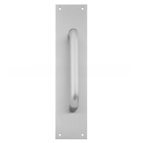 IVES 8303032D416 10" Straight Pull 1" Round with 4" x 16" Plate Satin Stainless Steel Finish