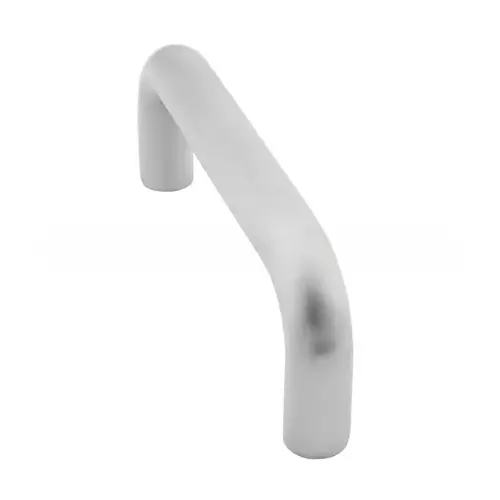 10" Straight Door Pull, 1" Round and 1-1/2" Clearance Satin Chrome Finish