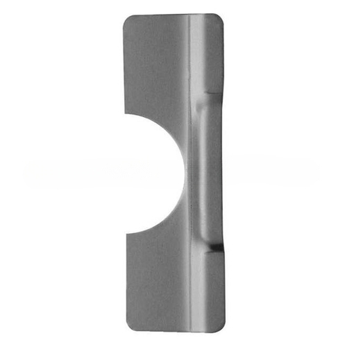 Don Jo BLP-210-SL 3-1/4" x 10" Blank Latch Protector for Key in Lever Locks with up to 3-3/4" Escutcheon Silver Coated Finish