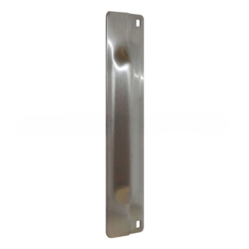 3" x 11" Latch Protector for Outswing Doors Satin Stainless Steel Finish