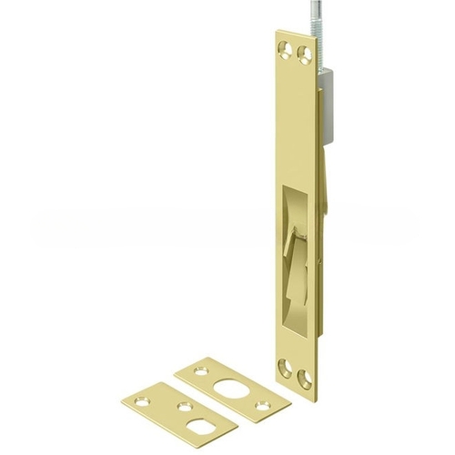Deltana 24EFB3 24" Rod Extension Flush Door Security Bolt Polished Brass