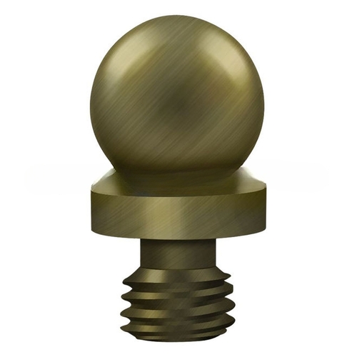 5/16" Diameter Ball Tip Door Cabinet Hinge Antique Brass