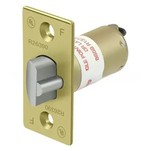 2-3/4" Backset Pro Series Grade 2 Commercial Regular Latch With Strike Plate Entry Polished Brass