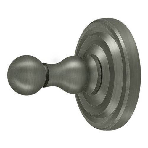 Single Robe Hook; R-Series; Antique Nickel Finish