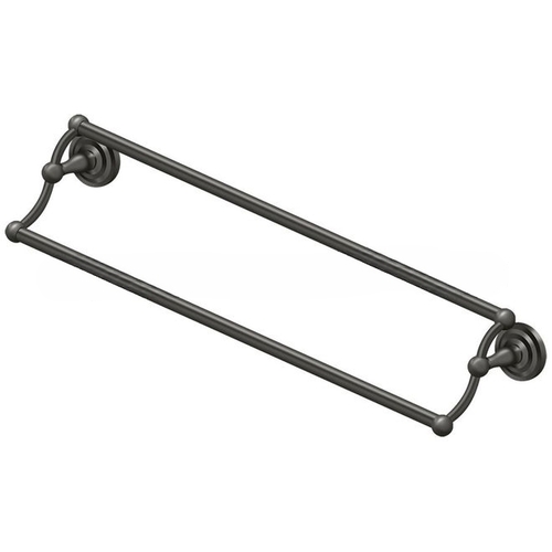 24" Center To Center R-Series Bathroom Towel Bar Double Oil Rubbed Bronze