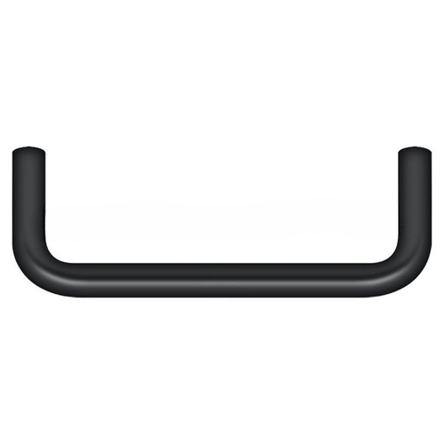 3-1/2" Center To Center Wire Cabinet Pull Paint Black