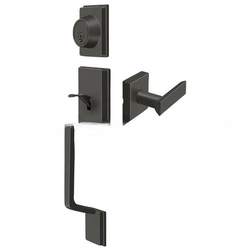 Port Royal Series Highgate Handleset With Livingston Lever Entry Oil Rubbed Bronze