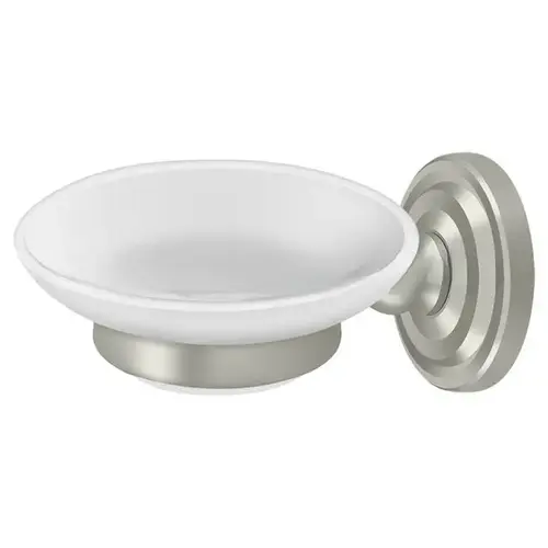 R Series Wall Mount Soap Dish Satin Nickel