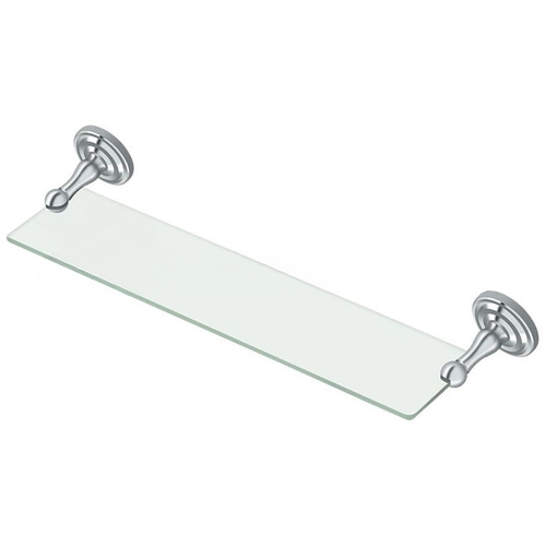 18" Length R Series Towel Glass Shelf Polished Chrome