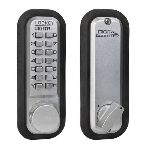 Mechanical Keyless Combination Deadbolt Lock Single Combination Satin Nickel