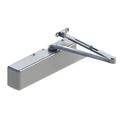 Parallel 1-6 Adjustable Extra Heavy Duty Cush Stop Door Closer Aluminum Finish - * Not Returnable *