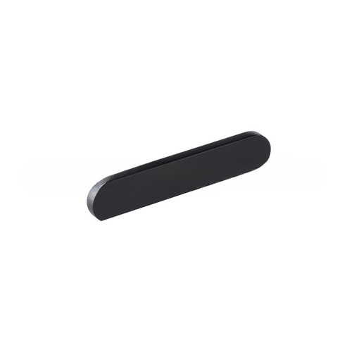 5-7/8" Cafe Modern Oval Cabinet Pull with 4" and 5" Center to Center Matte Black Finish