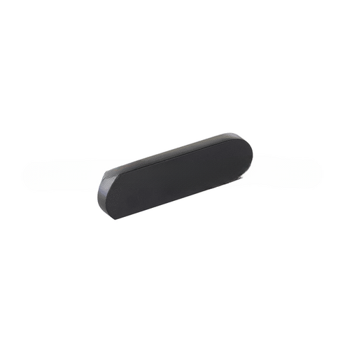 3-7/8" Cafe Modern Oval Cabinet Pull with 3" Center to Center Matte Black Finish