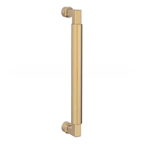 10" Contemporary Door Pull with Lifetime Satin Brass Finish