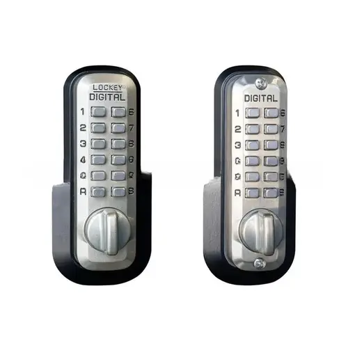 Mechanical Keyless Deadbolt with Double Combination Satin Nickel Finish