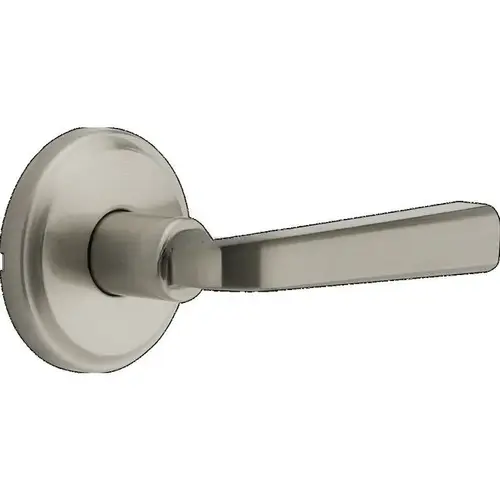 Trafford Lever Passage Door Lock with 6AL Latch and RCS Strike Satin Nickel Finish