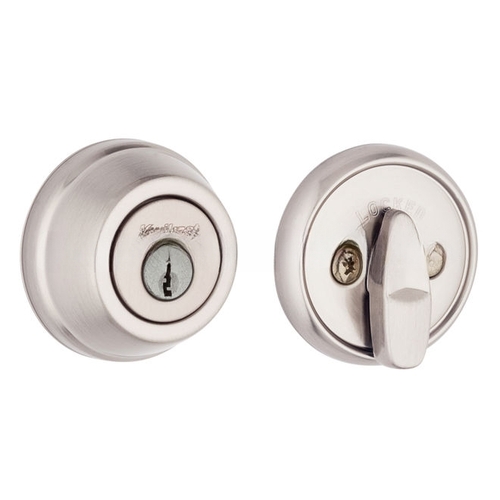 Kwikset 780-15.STRKP Single Cylinder Deadbolt with 6AL Latch and STRKP ...