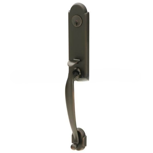 Luzern Left Hand Dummy Richmond Tubular Handleset, Oil Rubbed Bronze Finish