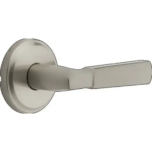 Perth Lever Passage Door Lock with 6AL Latch and RCS Strike Satin Nickel Finish