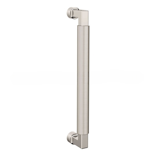 10" Contemporary Door Pull with Lifetime Satin Nickel Pull Grip On The Lifetime Bright Nickel Finish