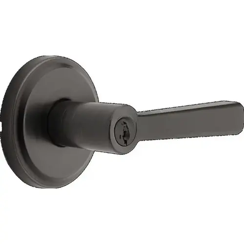 Trafford Lever Entry Door Lock SmartKey with 6AL Latch and RCS Strike Venetian Bronze Finish