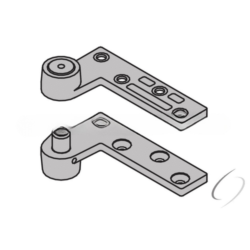 Fire Rated 3/4" Offset Top Pivot 500 Pound Satin Stainless Steel Finish