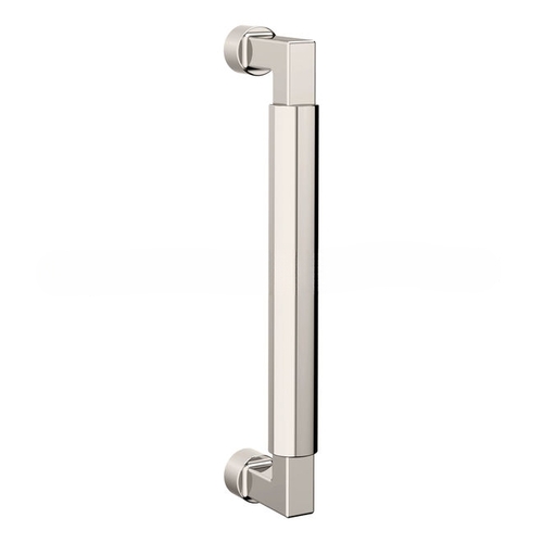 8" Contemporary Door Pull Lifetime Bright Nickel Finish