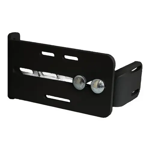 Edge Adjustable Strike Bracket for Panic Bars Black Finish