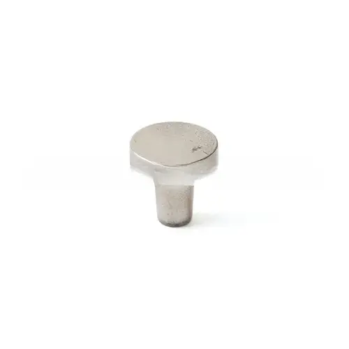 Turno 1-1/4" Round Cabinet Knob Polished White Bronze Finish