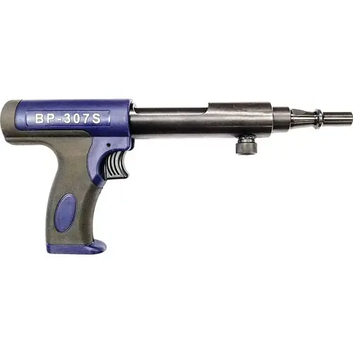 BLUE POINT FASTENING BP-307S Powder Actuated Tool .300" D X 13.19" L Steel Flat Head Blue