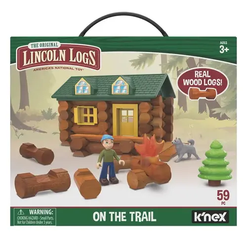 BASIC FUN INC 00821 On The Trail Toy America's National Toy Wood Multicolored 59 pc Multicolored
