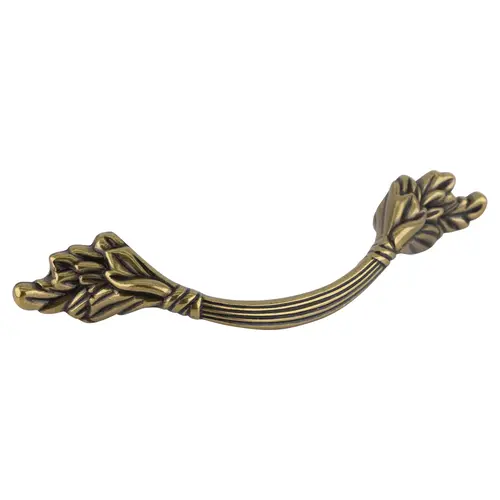 Natural Elegance Curved Cabinet Pull Handle For Kitchen And Bathroom Hardware Regency Brass