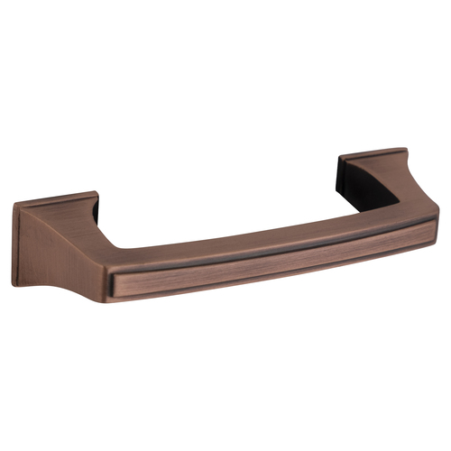 Amerock BP53030BC Mulholland Traditional Style Bar Cabinet Pull Handle 3" Center to Center Brushed Copper