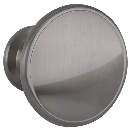 Satin Nickel Hint Of Heritage Flat Head Oversized Round Cabinet Knob 1-3/4" Diameter For Kitchen And Cabinet Hardwar - 2 per pack x4 packs