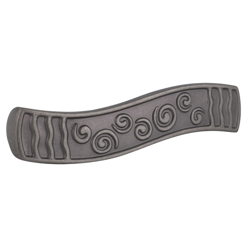 Decorative Arch Cabinet Pull For Kitchen And Bathroom 3" Center To Center Weathered Nickel - pack of 20